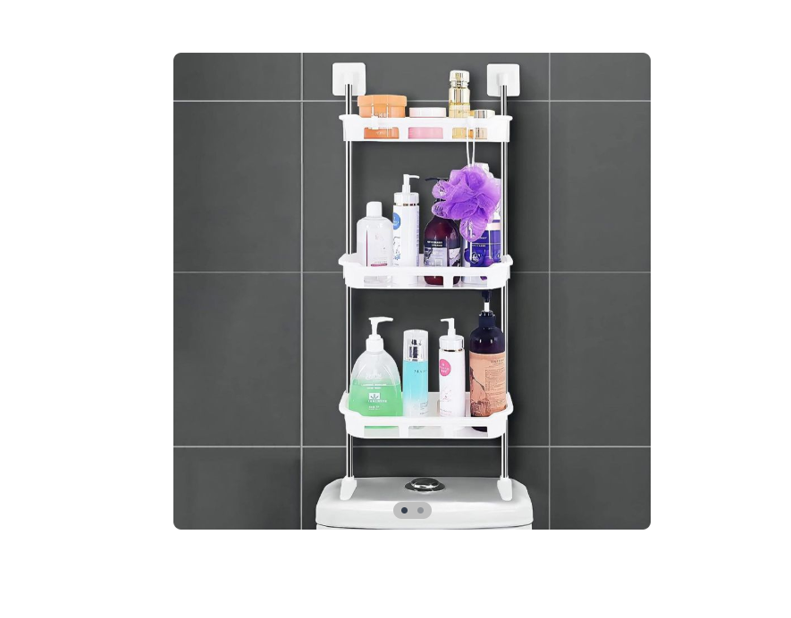 Bandeja organizadora de baño tres nivele